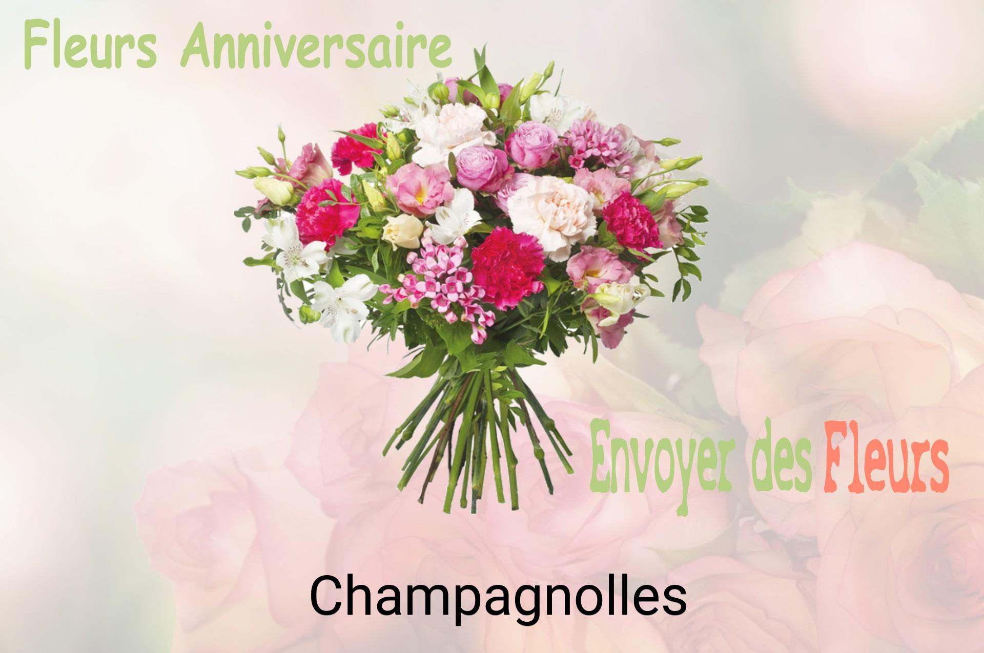 Bouquet de fleurs d’anniversaire livré à Champagnolles